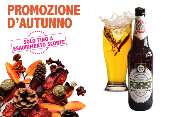 BIRRA FORST PREMIUM IN CASSE VUOTO A RENDERE